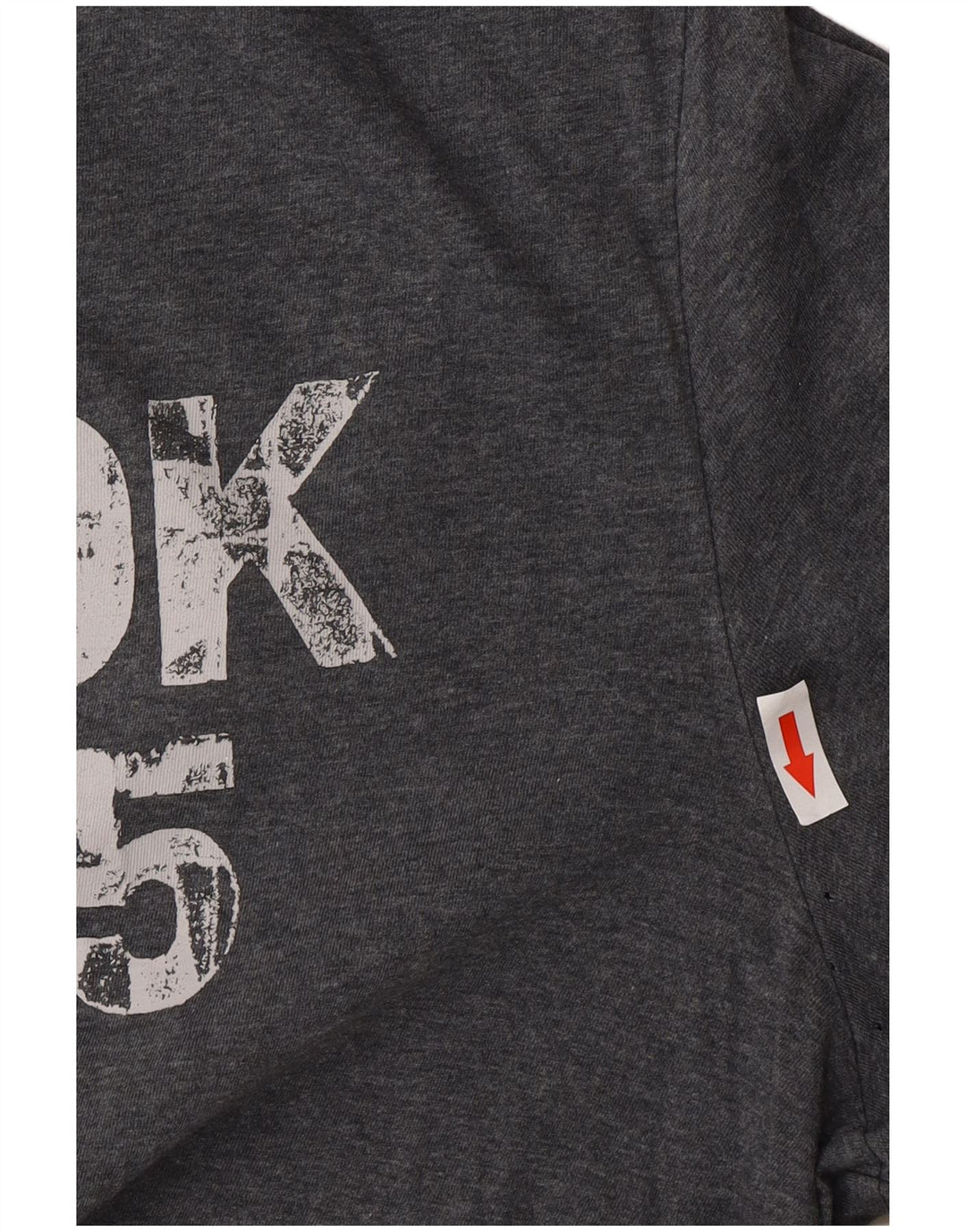 Reebok Mens Graphic T-Shirt Top Large Grey