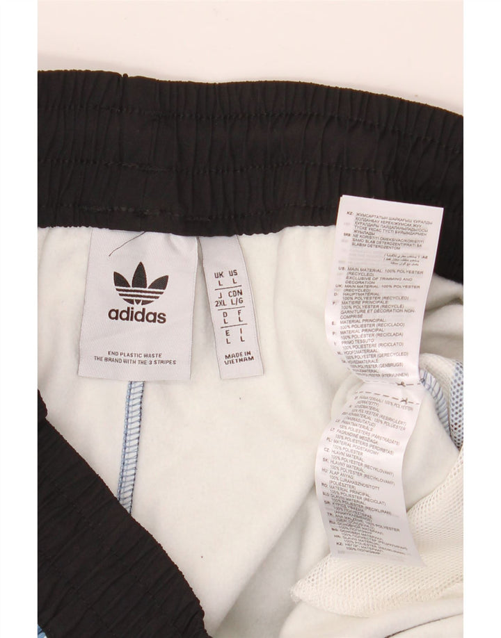 Adidas Mens Adventure Windbreaker Trousers Large Blue Spotted Polyester