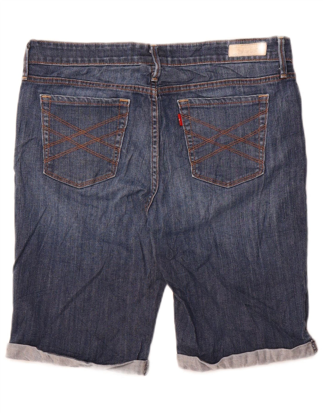 Levi's Womens 545 Bermuda Denim Shorts US 10 Large W34  Blue Cotton