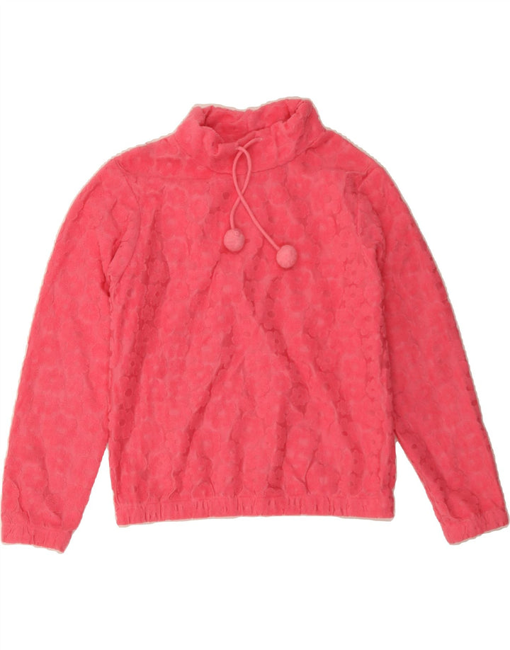 BENETTON Womens Fleece Jumper UK 18 XL Pink Polyester Vintage Benetton and Second-Hand Benetton from Messina Hembry 