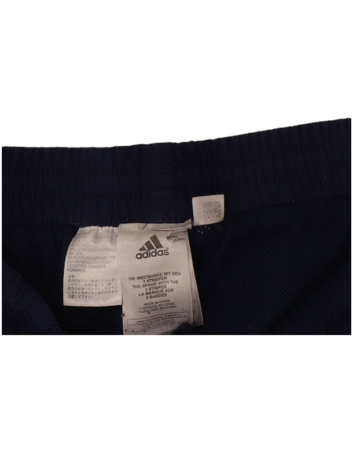 Adidas Mens Tracksuit Trousers Joggers XL  Navy Blue Polyester