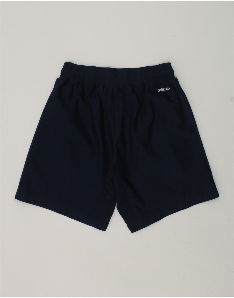 ADIDAS Boys Sport Shorts 9-10 Years Navy Blue Polyester | Vintage Adidas | Thrift | Second-Hand Adidas | Used Clothing | Messina Hembry 