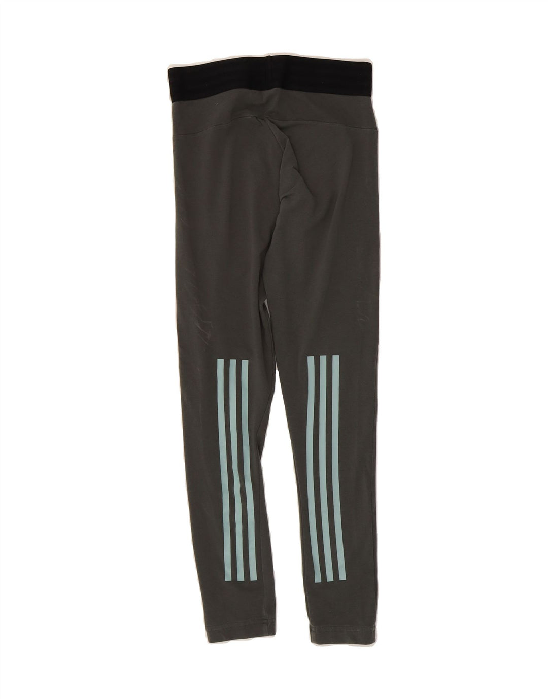 ADIDAS Womens Leggings UK 8/10 Small Grey Cotton Vintage Adidas and Second-Hand Adidas from Messina Hembry 