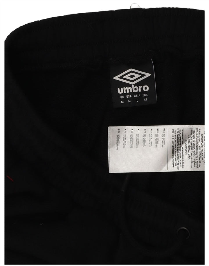 Umbro Mens Tracksuit Trousers Joggers Medium  Black Floral Cotton