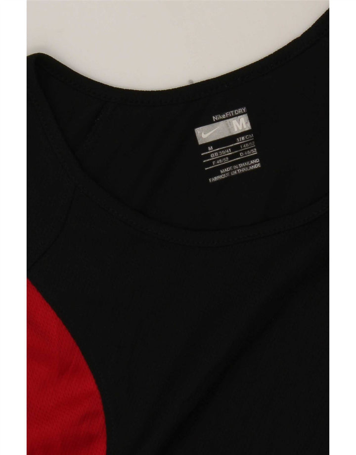 Nike Mens Vest Top Medium Black Colourblock