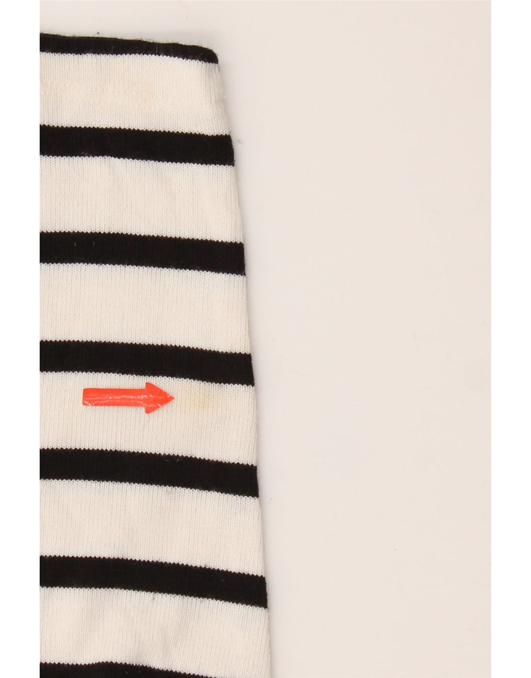 Zara Womens Top Long Sleeve UK 14 Medium White Striped Viscose