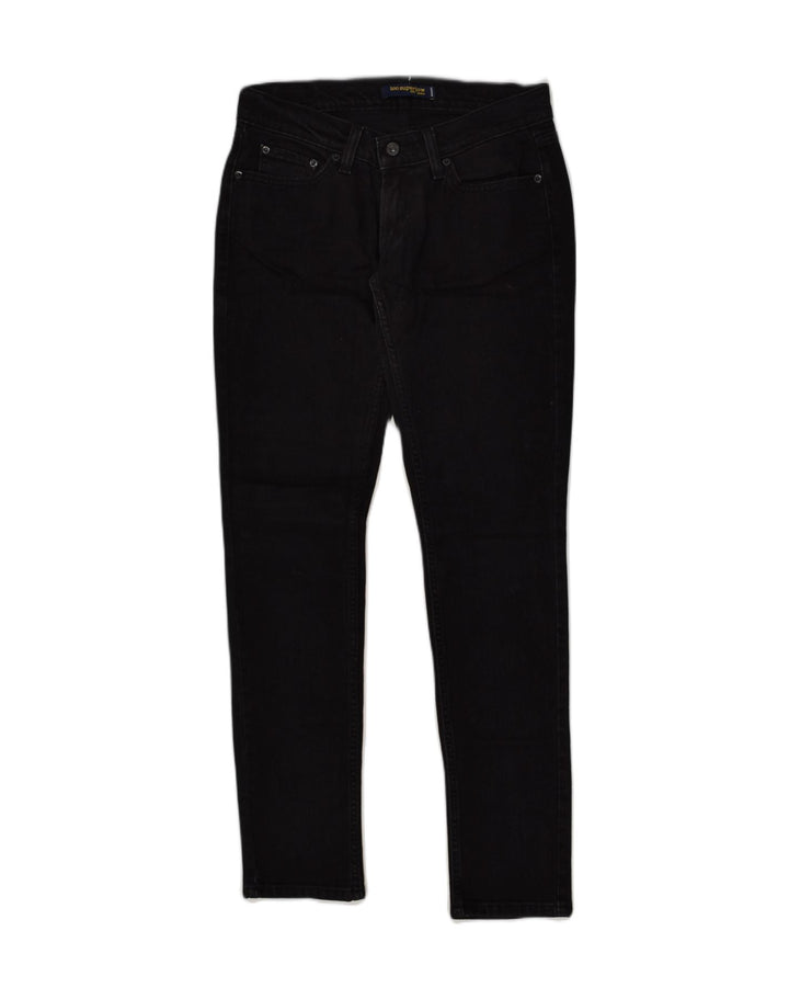 LEVI'S Womens Too Superlow Slim Jeans US 5 Medium W31 L30 Black Cotton | Vintage Levi's | Thrift | Second-Hand Levi's | Used Clothing | Messina Hembry 