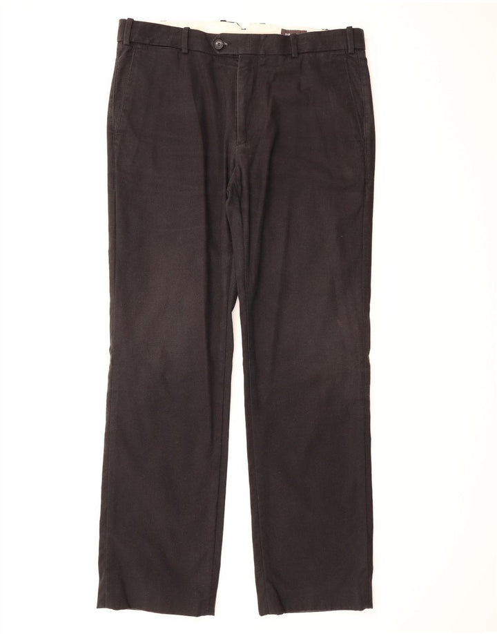 DOCKERS Mens Straight Suit Trousers W36 L34 Black Cotton Vintage Dockers and Second-Hand Dockers from Messina Hembry 