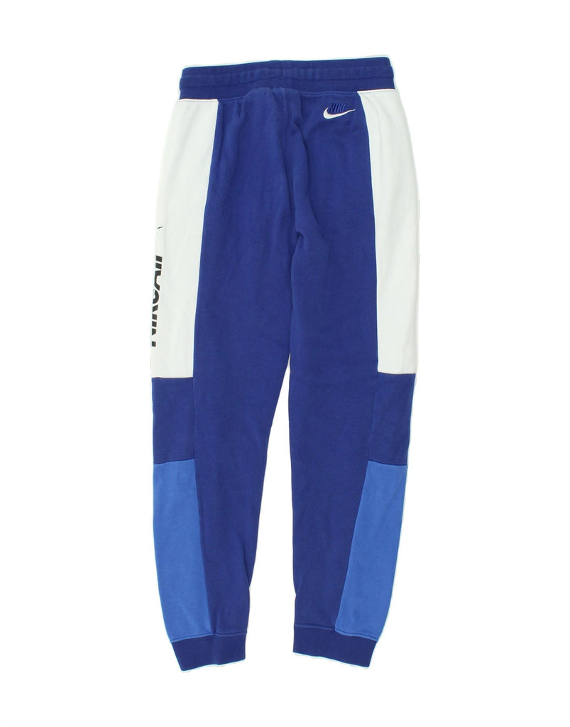 NIKE Boys Air Graphic Tracksuit Trousers Joggers 11-12 Years Large Blue | Vintage Nike | Thrift | Second-Hand Nike | Used Clothing | Messina Hembry 