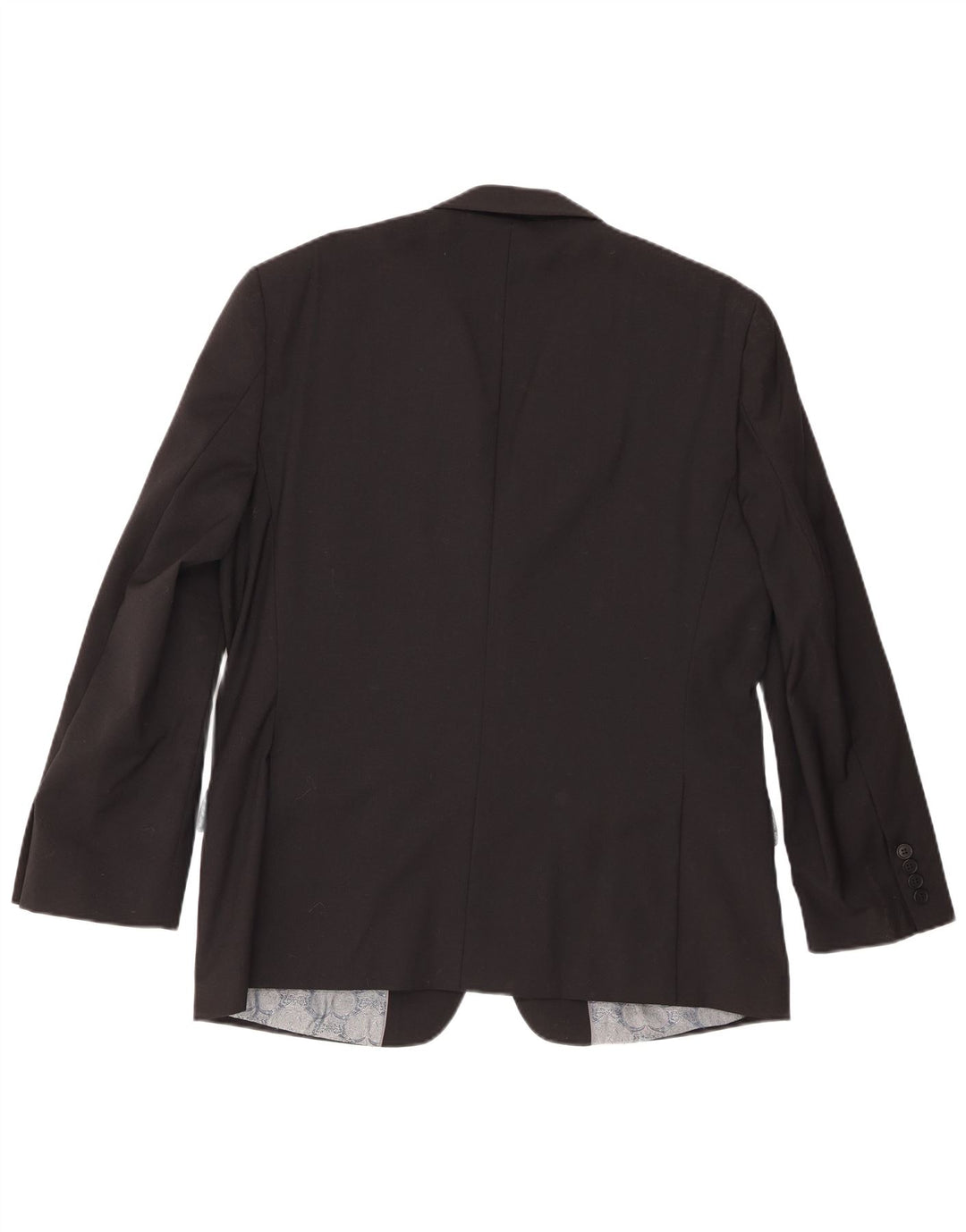 Ted Baker Mens 2 Button Blazer Jacket UK 42 XL Black Wool