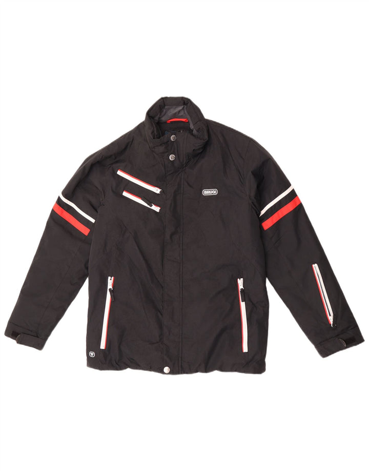 BRUGI Boys Windbreaker Jacket 13-14 Years Black Striped