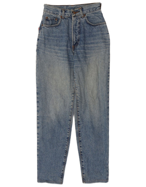 Carrera Womens High Waist Tapered Jeans IT 36 XS W26 L28 Blue Cotton