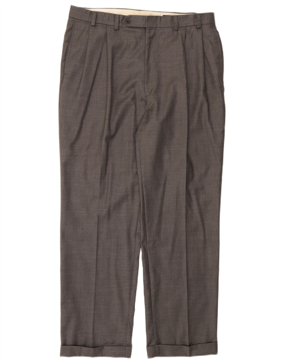 NAUTICA Mens Pegged Suit Trousers W38 L32  Grey Wool