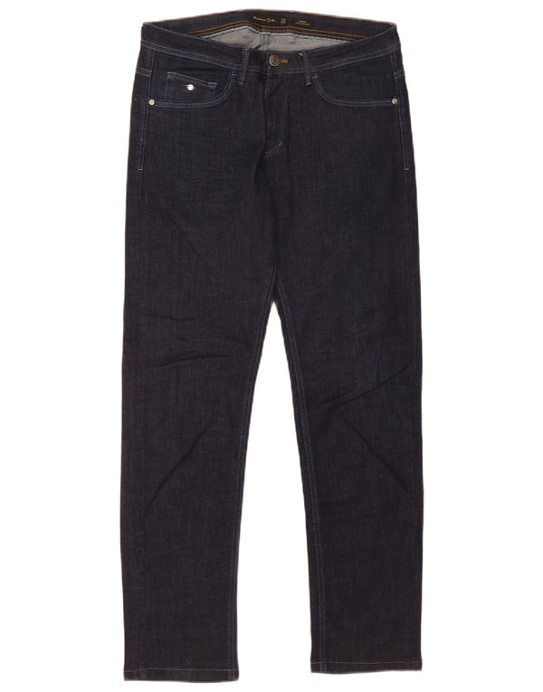 Massimo Dutti Mens Slim Jeans EU 40 Medium W31 L30 Navy Blue