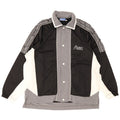 Asics Mens Graphic Tracksuit Top Jacket Medium Black Colourblock