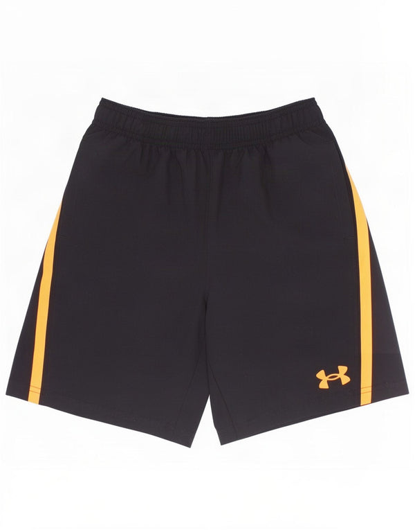 Under Armour Boys Graphic Sport Shorts 6-7 Years Black Colourblock