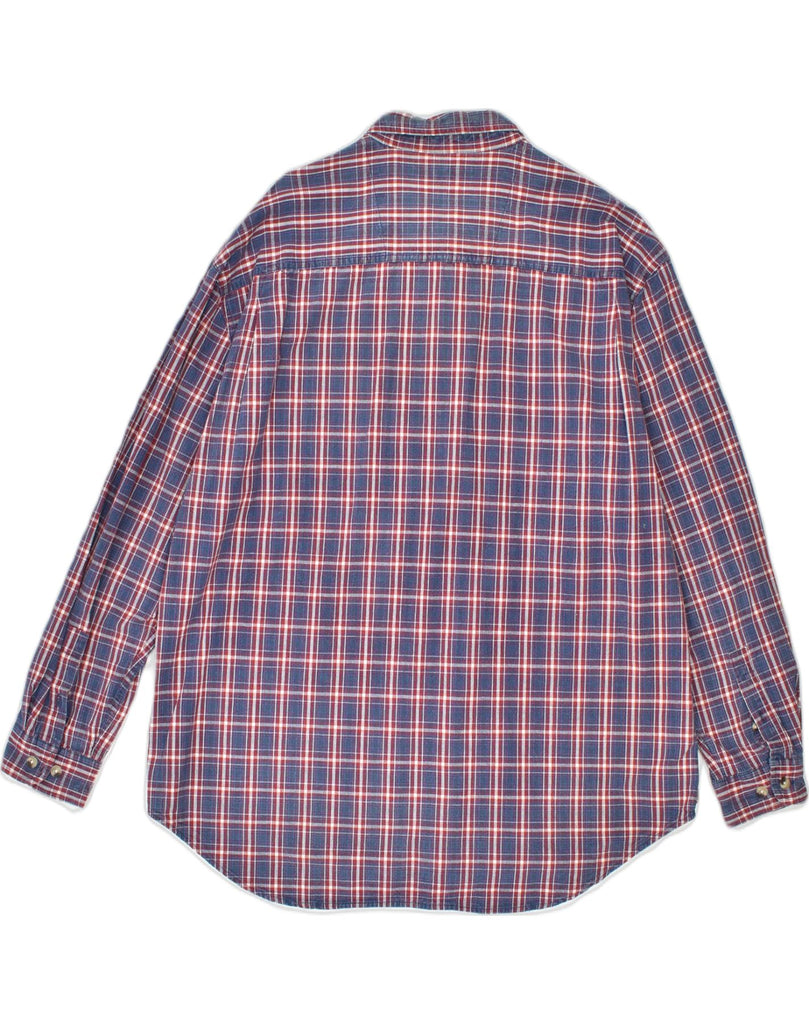 WRANGLER Mens Hero Shirt XL Blue Check Cotton | Vintage | Thrift | Second-Hand | Used Clothing | Messina Hembry 