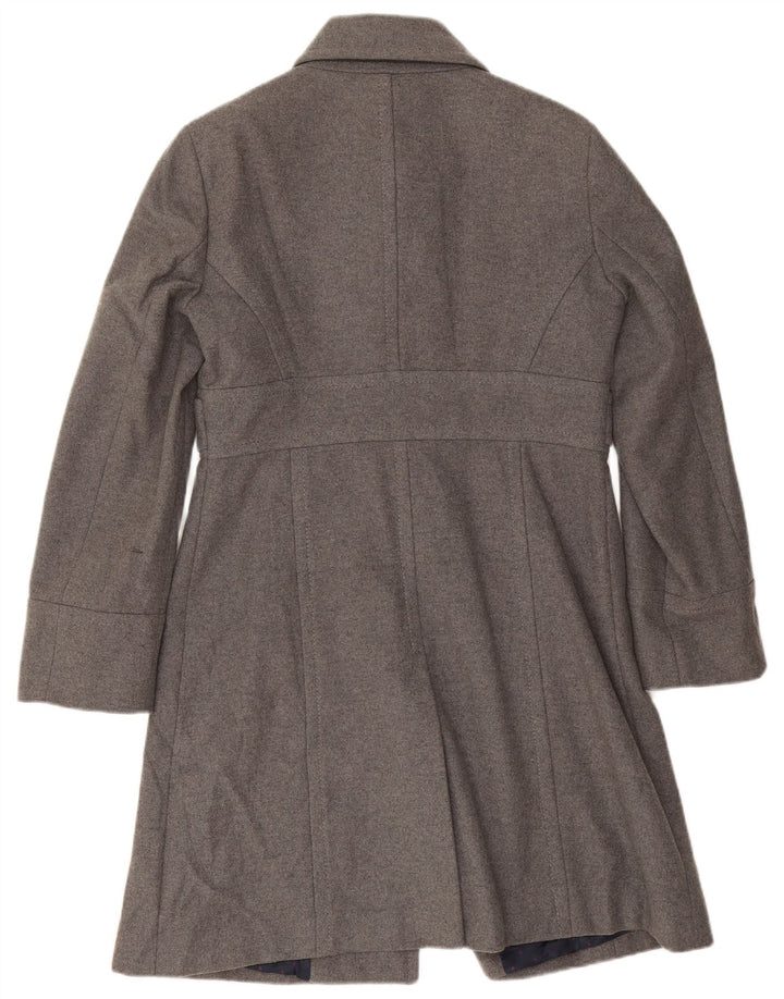 Playlife Womens Overcoat IT 46 Large Grey Wool