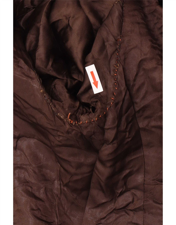 Vintage Mens Leather Jacket UK 40 Large Brown