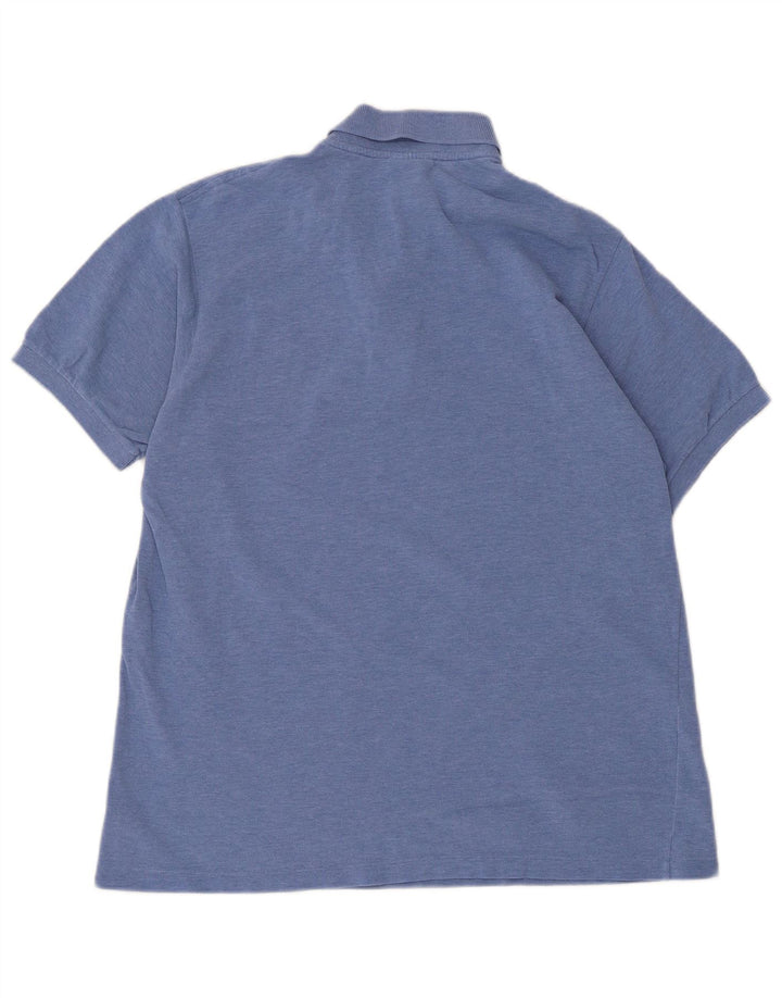 Lacoste Mens Polo Shirt Size 5 Large Blue Cotton