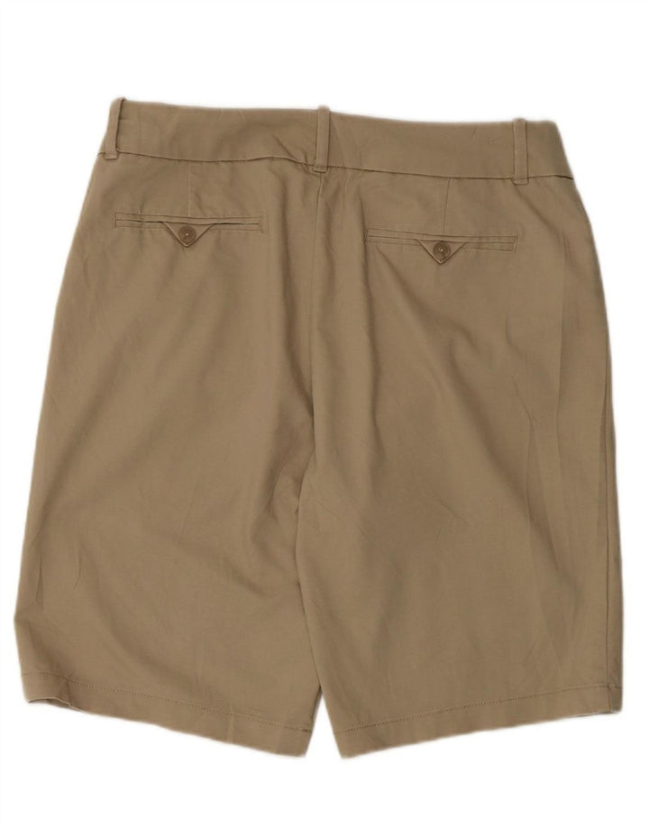 DOCKERS Womens Chino Shorts US 12 Large W34 Beige Cotton