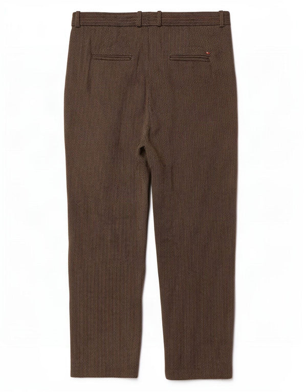 Tommy Hilfiger Womens Suit Trousers UK 12 Medium W34 L27 Grey Herringbone