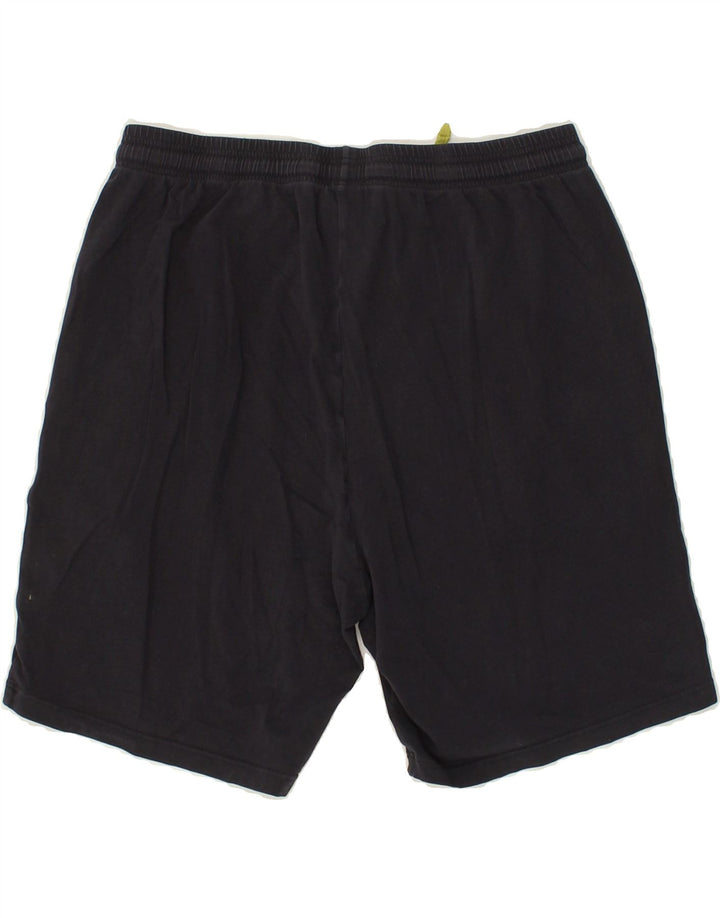 HUGO BOSS Mens Graphic Sport Shorts Small Navy Blue Cotton