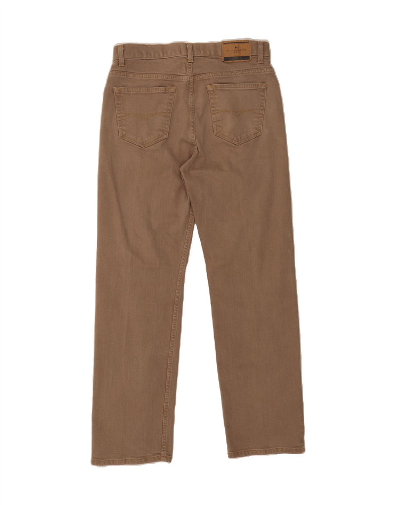 MARKS & SPENCER Mens Straight Jeans W32 L31 Brown Cotton Vintage Marks & Spencer and Second-Hand Marks & Spencer from Messina Hembry 