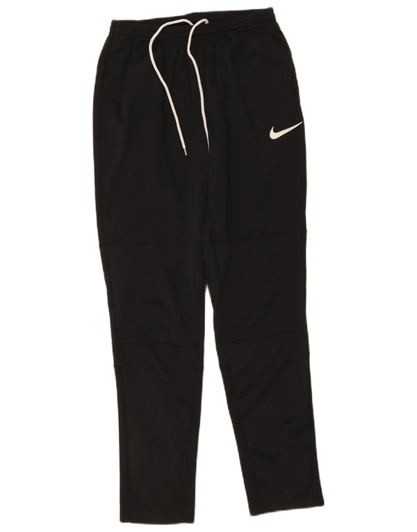 Nike Mens Dri Fit Tracksuit Trousers Small Black Polyester