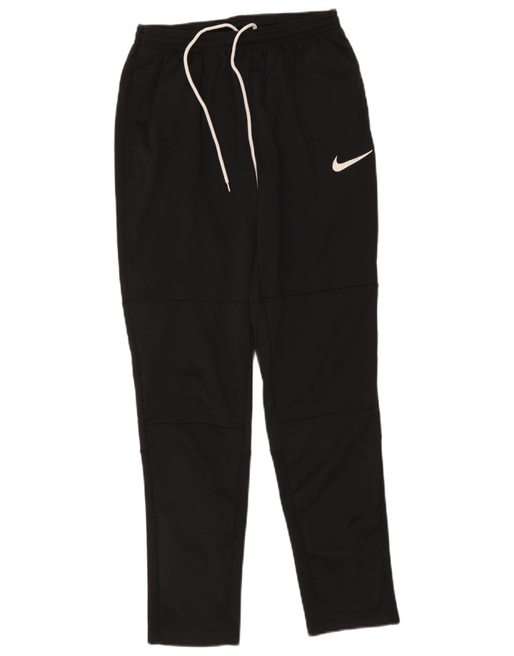 Nike Mens Dri Fit Tracksuit Trousers Small Black Polyester