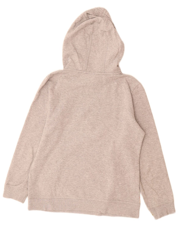 Adidas Womens Graphic Hoodie Jumper UK 12 Medium Grey