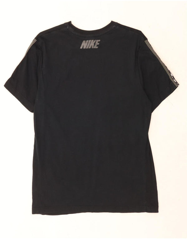 Nike Mens Graphic T-Shirt Top Medium Black Cotton