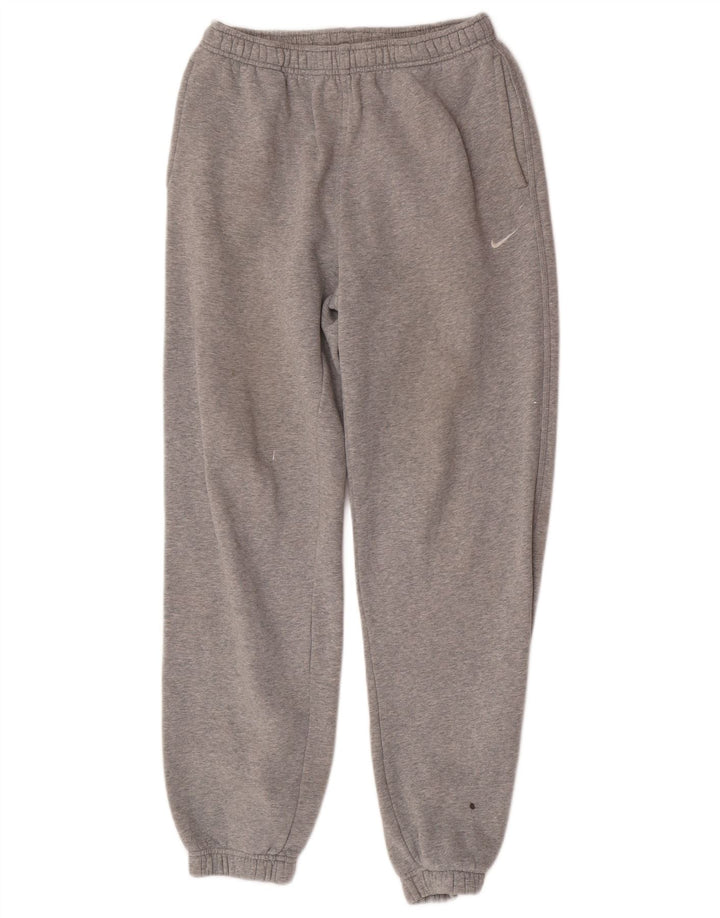 Nike Mens Tracksuit Trousers Joggers Small Grey Cotton