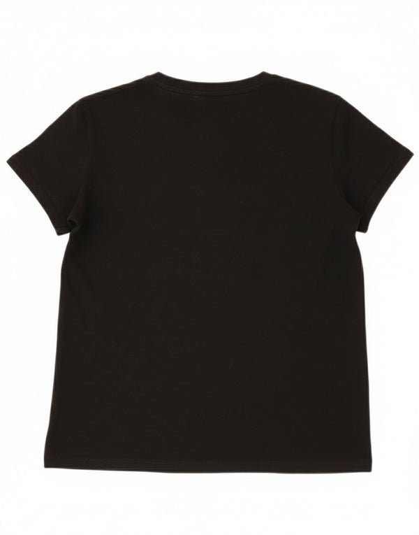 Levi's Womens Orlando Graphic T-Shirt Top UK 12 Medium Black Cotton