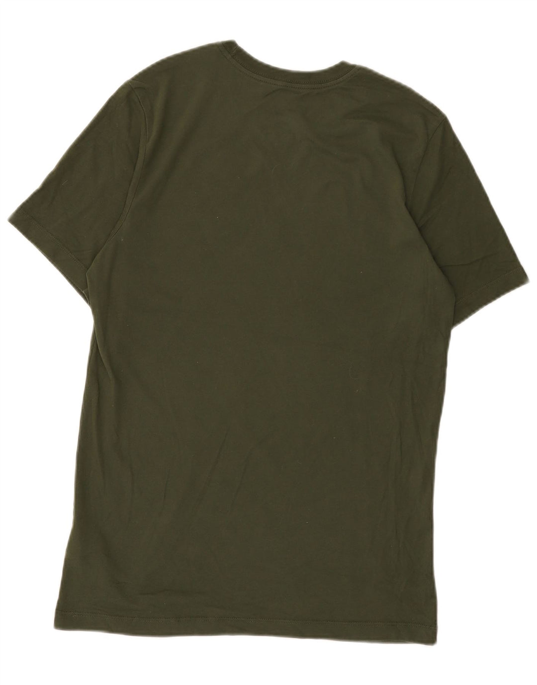 Nike Mens Dri Fit T-Shirt Top Medium Khaki Cotton
