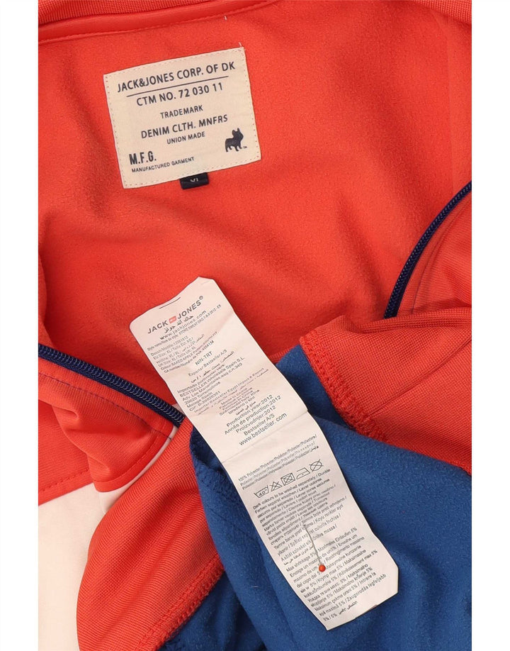 Jack & Jones Mens Tracksuit Top Jacket XL Multicoloured Colourblock