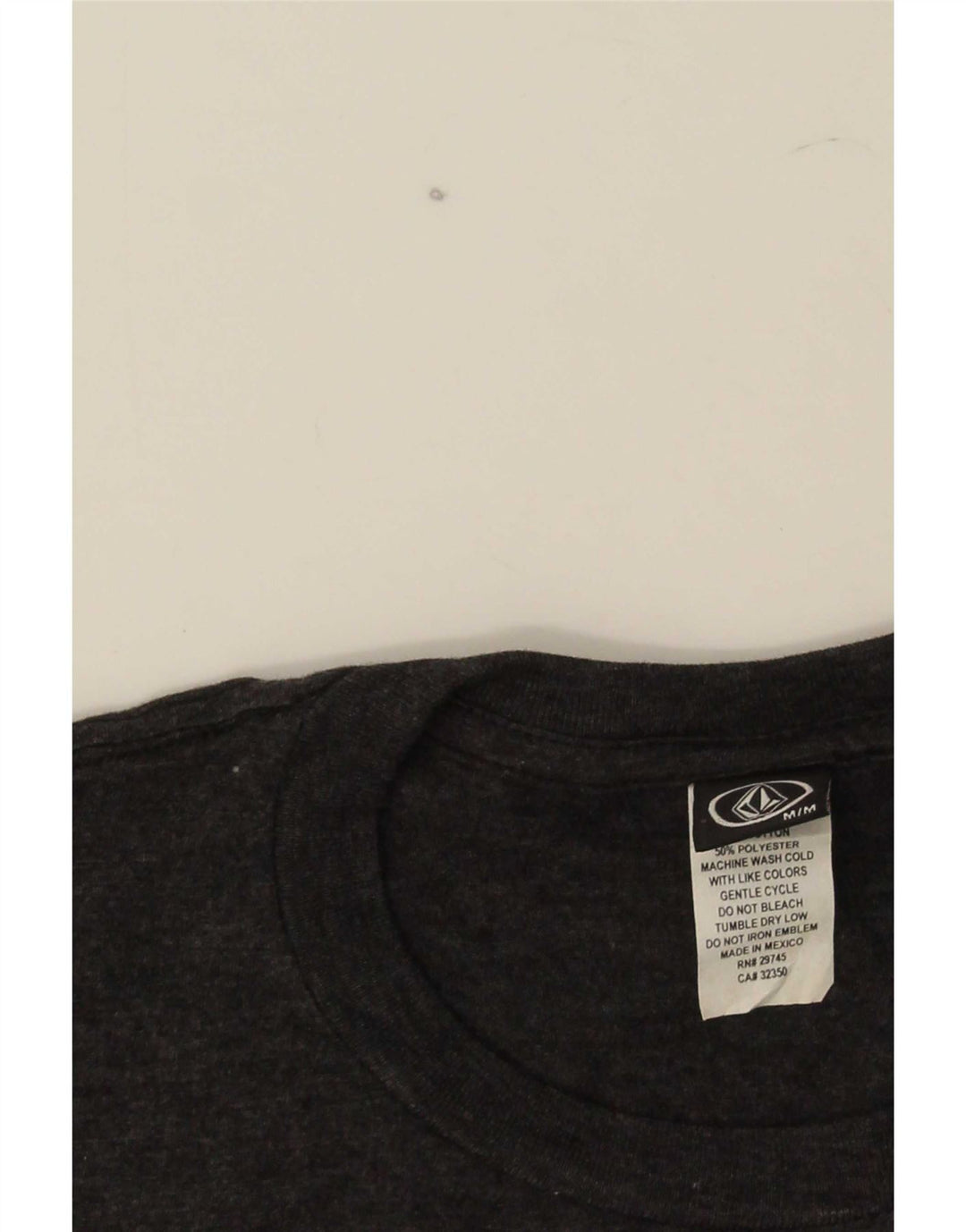 Volcom Mens Graphic T-Shirt Top Medium Grey Cotton