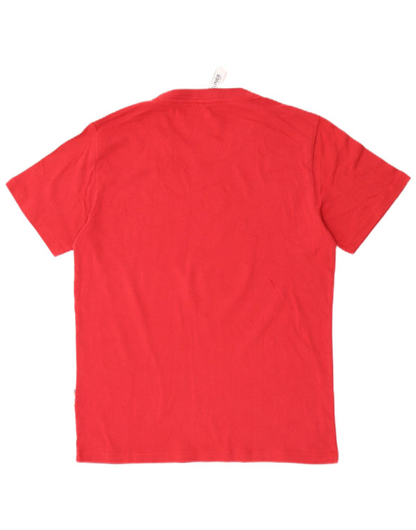 Sun68 Mens Graphic T-Shirt Top Large Red Cotton