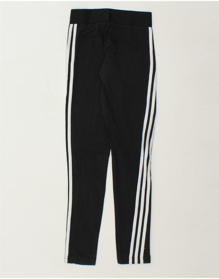 ADIDAS Womens Leggings UK 4/6 XS  Black Vintage Adidas and Second-Hand Adidas from Messina Hembry 