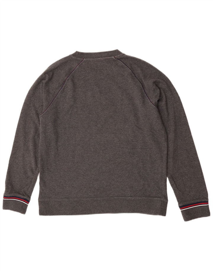 Fila Mens Graphic Sweatshirt Jumper Medium Grey Cotton