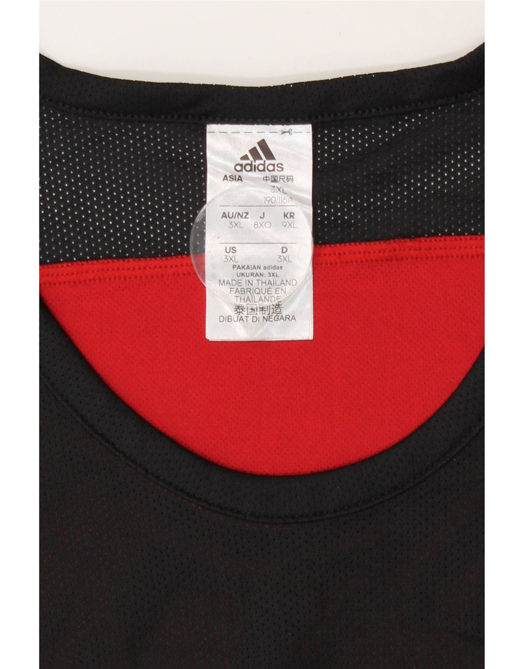 Adidas Mens Vest Top 3XL Black Polyester