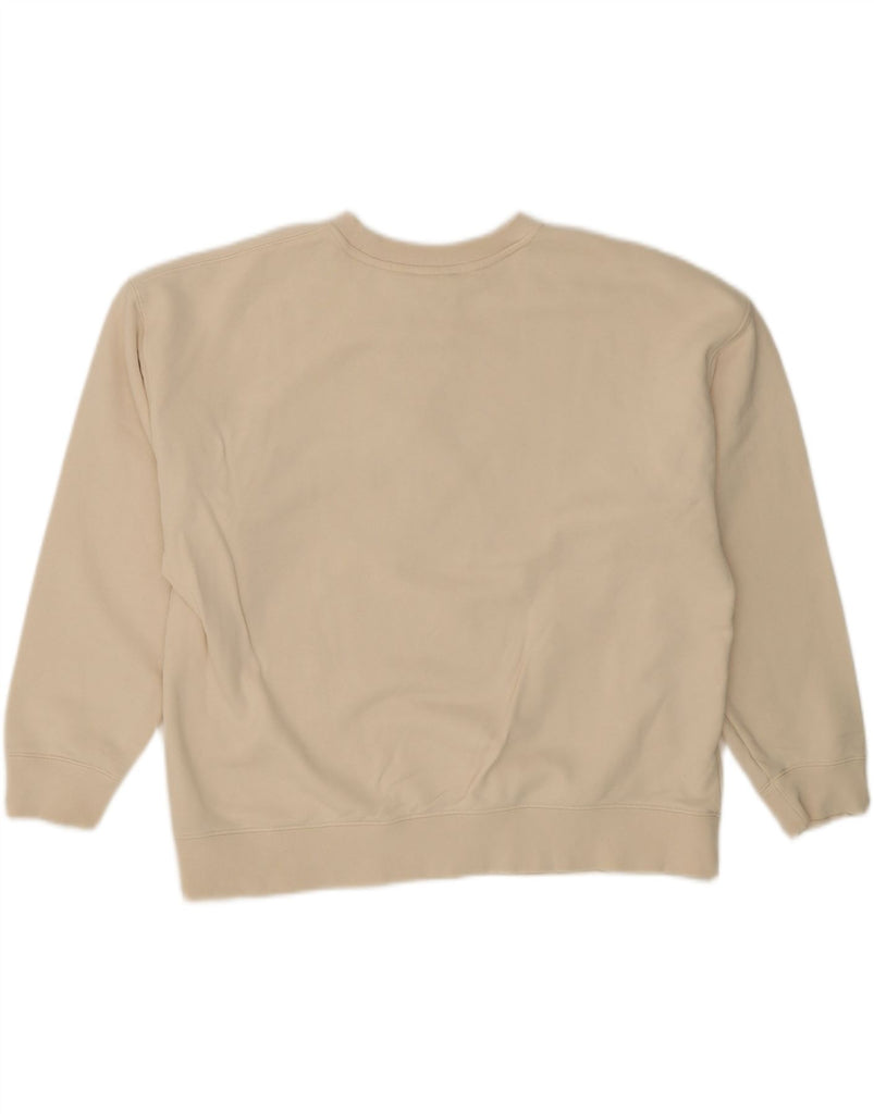 ADIDAS Womens Disney Oversized Sweatshirt Jumper UK 14 Medium Off White Vintage Adidas and Second-Hand Adidas from Messina Hembry 