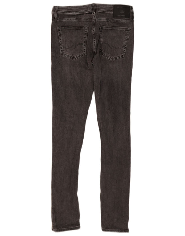 Jack & Jones Mens Skinny Jeans W32 L31 Grey Cotton