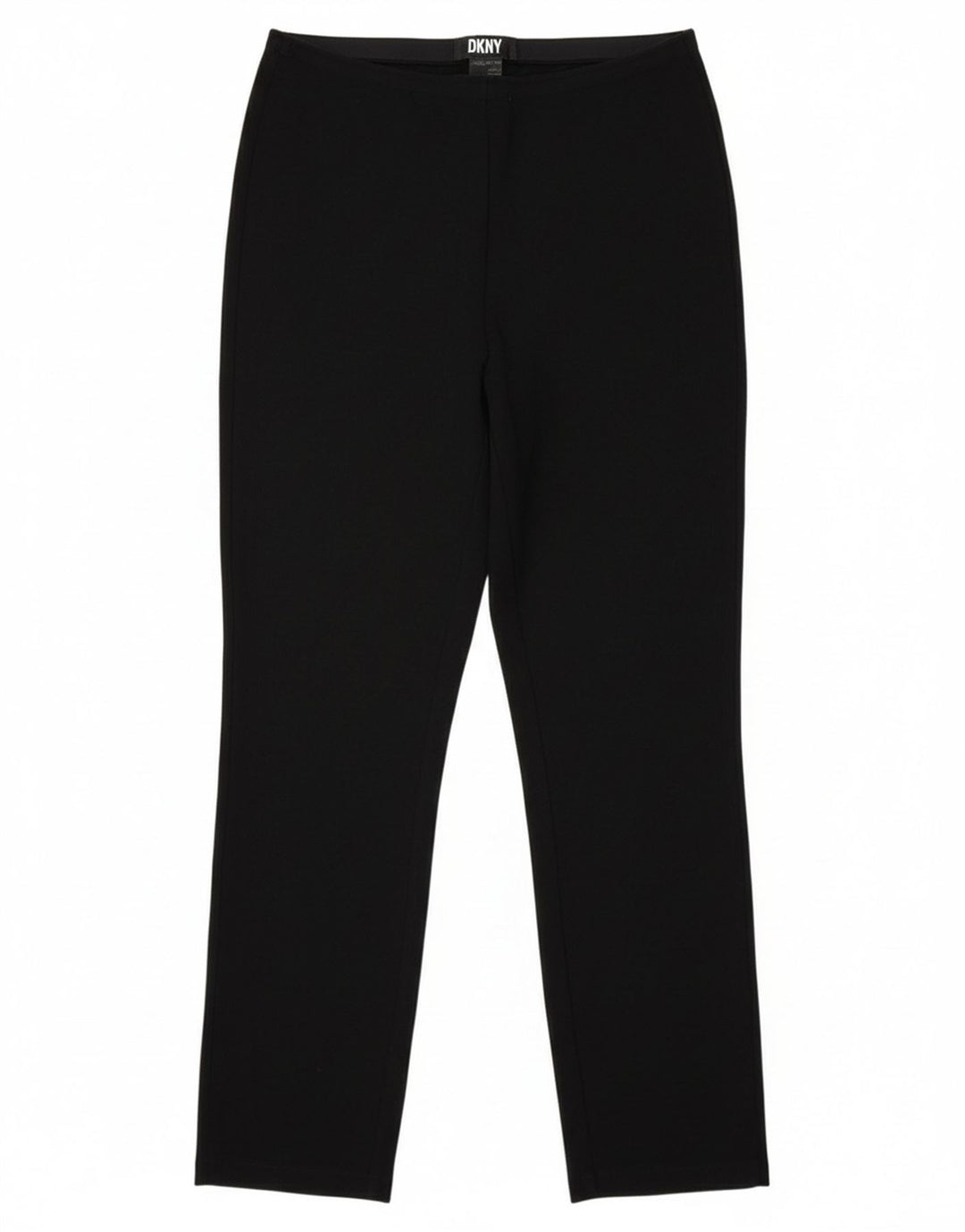 Dkny Womens Slim Casual Trousers W30 L27 Black