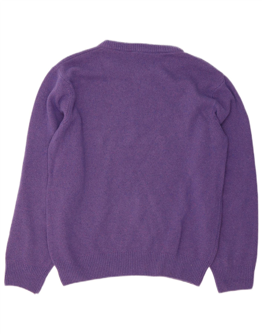 Luca Nobili Mens Boat Neck Jumper Sweater Medium Purple Wool