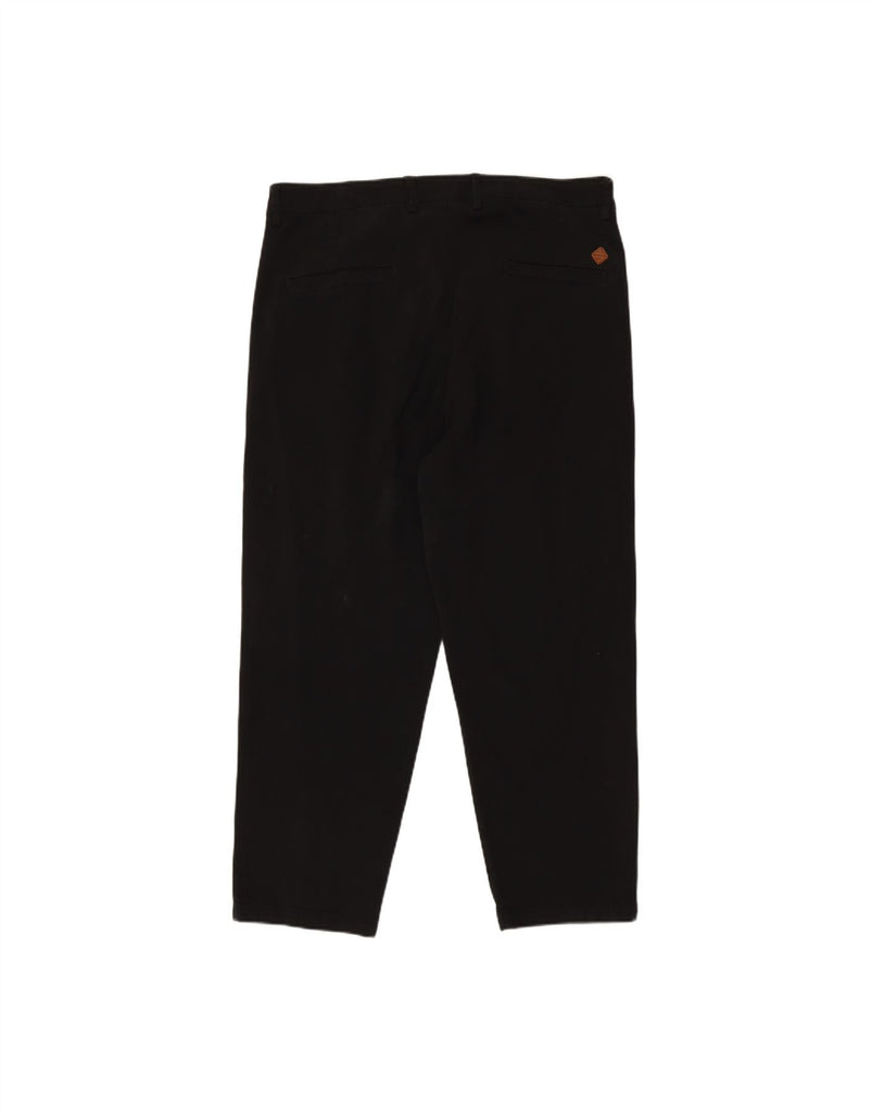 CARRERA Mens Anti Fit Pegged Chino Trousers IT 52 XL W36 L25 Black Cotton Vintage Carrera and Second-Hand Carrera from Messina Hembry 