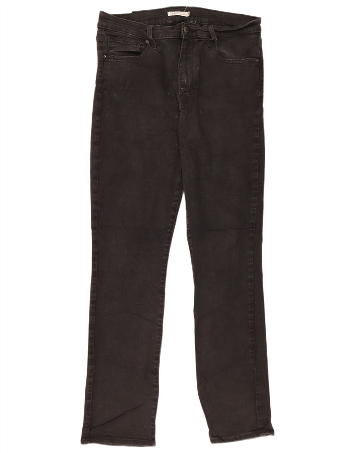 Levi's Womens 724 High Rise Bootcut Jeans W32 L32 Black