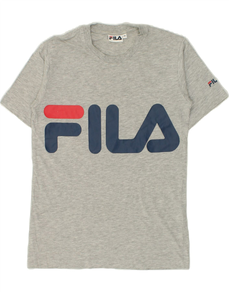 FILA Mens Graphic T-Shirt Top XS Grey | Vintage Fila | Thrift | Second-Hand Fila | Used Clothing | Messina Hembry 