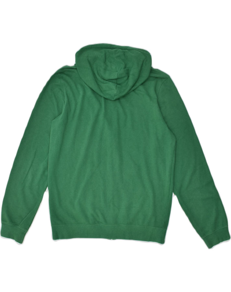 CHAMPION Womens Graphic Zip Hoodie Sweater UK 12 Medium Green Cotton | Vintage Champion | Thrift | Second-Hand Champion | Used Clothing | Messina Hembry 