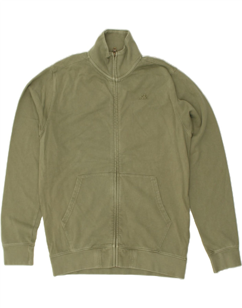 KAPPA Mens Tracksuit Top Jacket Large Green Cotton | Vintage Kappa | Thrift | Second-Hand Kappa | Used Clothing | Messina Hembry 